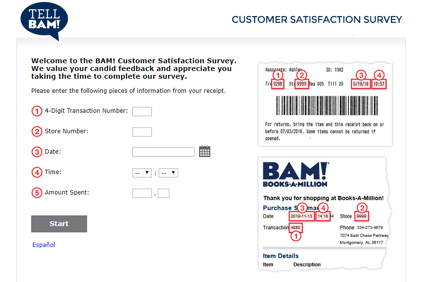 BAM Customer Satisfaction Survey