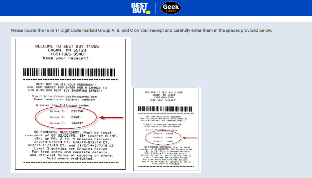 Best Buy Feedback Survey