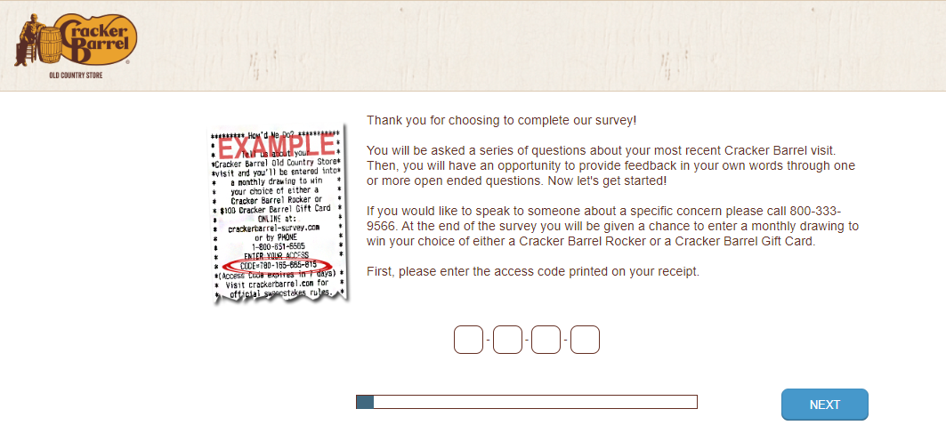 Cracker Barrel Survey