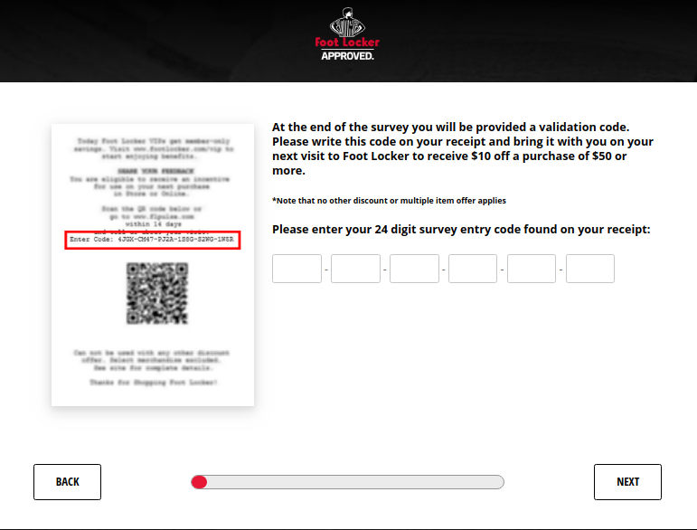 Foot Locker Survey