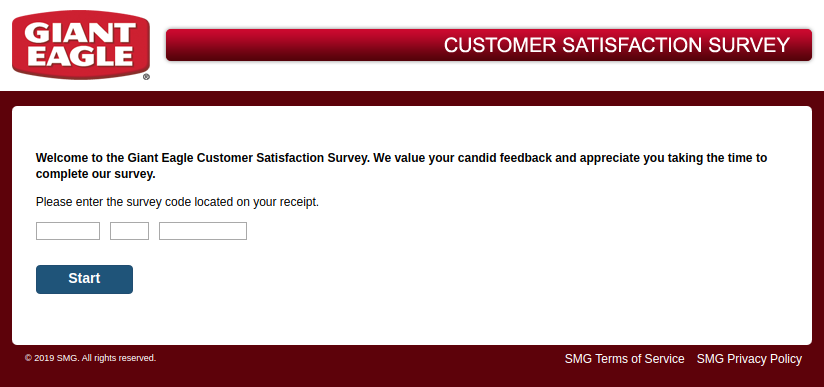 Giant Eagle Customer Satisfaction Survey