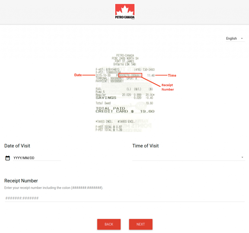 Petro-Canada Guest Survey