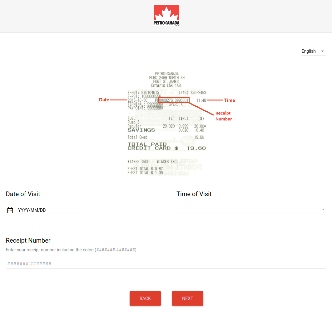 Petro-Canada Guest Survey