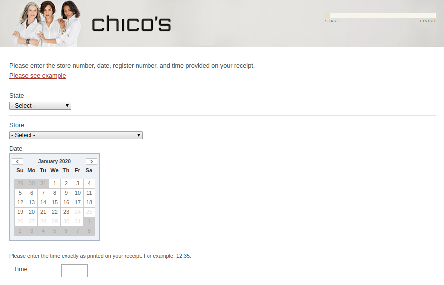 Chicos Customer Survey
