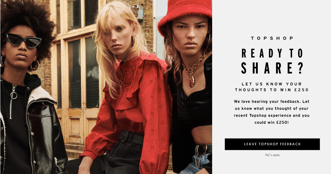 Topshop Customer Survey