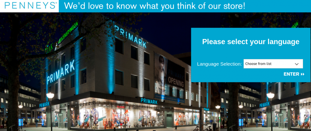 Tell Penneys Customer Survey