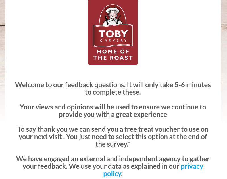 tobycarvery survey
