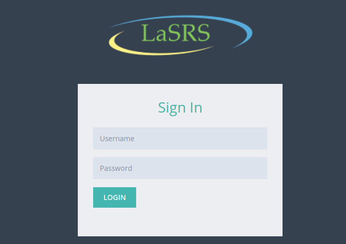 LaSRS LogIn