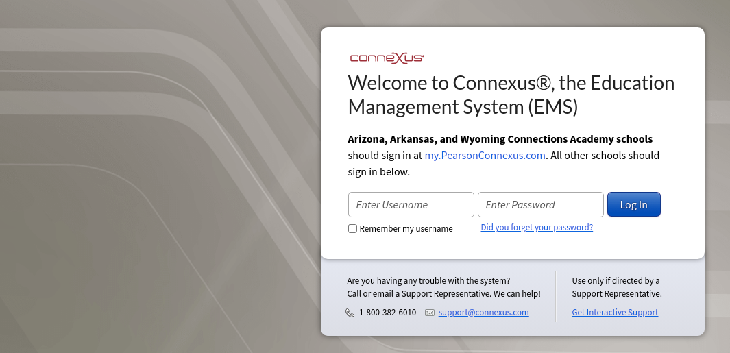 Connexus Login