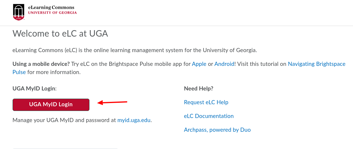 Georgia University Login