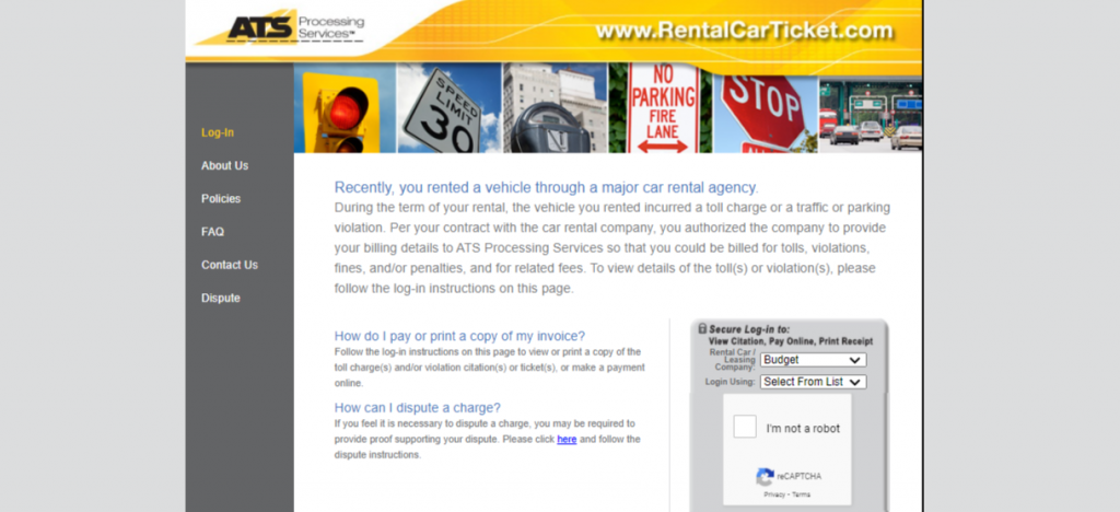 rentalcarticket login