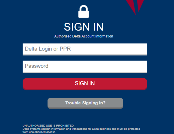Delta login