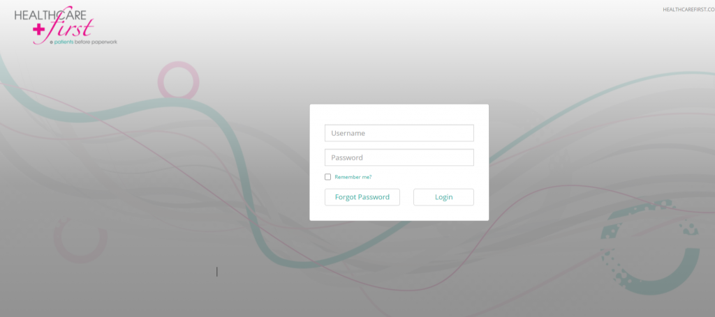 Health care first login portal