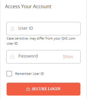 qvc credit card login