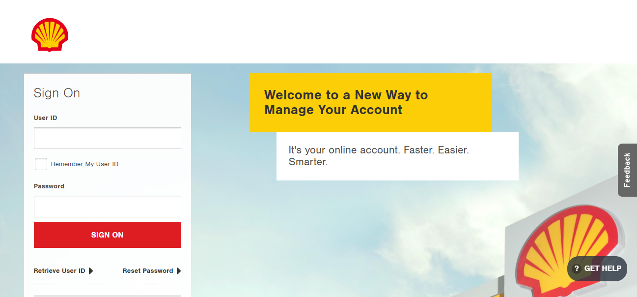 Shell Credit Card Login